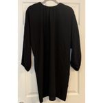 Tuckernuck Eliza Dress Size M Black Long Sleeve Mini Shift A Line Pomander Place Size M Photo 6