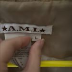 Vintage Tan Jacket with Ribbed Sleeves Size L Photo 2