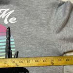 Awake  Take Me Anywhere Grey Crewneck Sweatshirt Size Small Western Graphic Photo 2