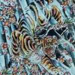 Ed Hardy NWT  Tiger Print Mesh Mini Skirt Sz L Photo 3