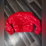 Vigoss  Glossy Red Puffer Jacket Photo 5