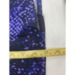 Jones Wear  Dress Womens 12 Purple Black Sleeveless Faux Wrap‎ V-Neck A-Line Photo 6