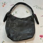 Liz Claiborne Black Leather Hobo Bag with Slouchy Design Photo 0