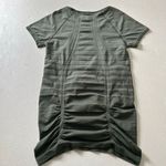 Athleta  Momentum Seamless Short Sleeve Dress Olive Green | Size S | Athleisure R Photo 6