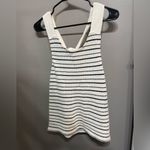 Madewell  Texture &‎ Thread Striped Bow-Back Tank Top. Size Small Photo 2
