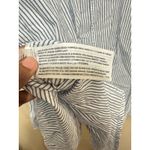 Abercrombie & Fitch  Womens Blue White‎ Striped Cotton Oversized Shirt S Photo 6