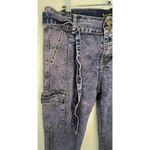 Pink Label Denim Co. Purple Skinny Jeans With Belt And Pockets On Legs Size undefined Photo 1