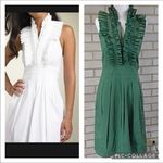 BCBG Maxazria ruffled halter neck dress Photo 1