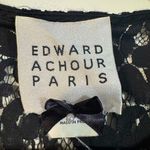 Edward Achour Paris “Comme Des Bonbons” Black & White Embroidered Lace Tee Eu 40 Size M Photo 8