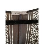West Kei black white poncho style blouse one size Photo 4