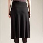 Eileen Fisher black viscose jersey stretch pull on pencil skirt xs Photo 1
