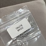 STELLA VALENTINO White Gold Plated Heart Lock and Key Pendant Necklace Silver Photo 6