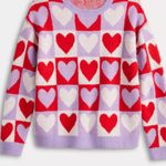 FOREVER & EVER Long Sleeve Crewneck
Checkered Hearts Pullover
XL Red Photo 1