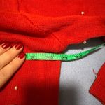 Vintage Victoria Jones Woman Red Holiday Sweater Size L Photo 6