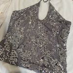 Amazon Sparkly silver and Grey top Photo 0