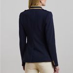 Ralph Lauren Lauren Metallic Trim Twill Military Jacket Blazer - Size: 2 - NWT Photo 7