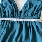 Show Me Your Mumu wedding Ava maxi dress deep jade chiffon deep plunge small Photo 11