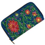 Embroidered Floral Wallet Photo 1