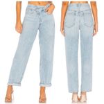 AGOLDE Criss Cross Crossover Suburbia High Rise Denim Straight Leg Jeans Size 25 Photo 1