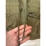 Free People  OOFWEAR Oversized Khaki Cotton Rain Duster Jacket Size 12 NWT Photo 10