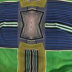 Laundry by Shelli Segal  Green and Blue Striped Dress Photo 3