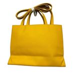 Telfar NWT  Medium Shopping Bag Tote Yellow Mustard With Dustbag Photo 4