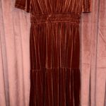 Baltic Born  Velvet Dress Maxi orange  Photo 1
