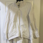 Athleta  white Long Sleeve Zip-Up windbreaker Photo 0
