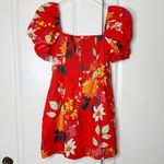 Cara Cara Kelly Dress Punch Floral Spice NWOT – Size Medium Red Photo 4