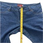 Vintage HiP jeans Bermuda Denim Shorts Womens Juniors 13 Y2K Rhinestone Pockets Blue Size 13J Photo 4