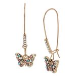 Betsey Johnson NWT  Butterfly Earrings Photo 0