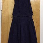 Little Navy Blue Lace Dress Photo 0