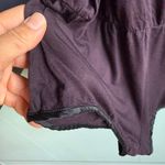 Kiki de Montparnasse Modal Blend Wrap Teddy w/ Black Silk Trim, Sz XS Purple Photo 4