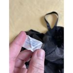 Vintage Wonder Maid Nightgown Navy Black Satin Full Slip Lace SZ 38 Negligee Size M Photo 5