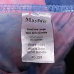 Mayfair blue pink tie dye casual comfy high rise leggings Size XL Photo 5