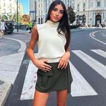 ZARA NWT  Belted Cargo Skort Shorts Size Small Photo 5