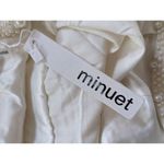 Minuet Ivory Homecoming Dress NWT Size Small Cream Formal Mini Dress Photo 6