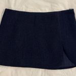 Edikted  Jemma Side Slit Denim Mini Skirt  Photo 0