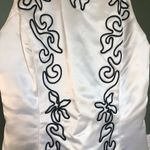 Gunne Sax Jessica McClintock Black & White Formal Midi Dress 10 Photo 3