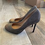 Banana Republic  Hello Sole Mate Gold Metallic Heels size 6 Glitter Stiletto Pump Photo 7