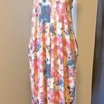 Zenana Outfitters Multi-colored Maxi Dress / Size M Photo 0