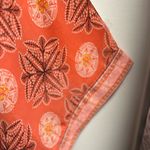 Max Studio Orange Floral Swim Coverup Photo 2
