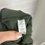 Aerie Offline By  Green Ribbed Lace Up High Rise Leggings Size XS Photo 2