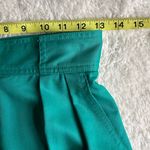 Jones New York Vintage high waisted teal blue green pleated jones NY trouser Photo 3