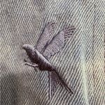 One Teaspoon Free People  Denim Boxer Shorts in Washed Blue Denim Photo 9