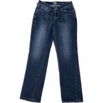 Signature by Levi Strauss Womens Denim Jeans Curvy Straight Leg Blue Wash Sz 28 Blue Photo 1