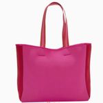 Summersalt NWT  Neoprene Tote Beach Bag Pool Carryall Day Bag Red Pink Rose NEW Photo 1
