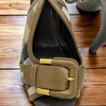 Burberry Leather Nova Check Canvas Slingback Pumps 38 Photo 10