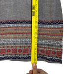 Poof! Poof Sweater Dress Knit Long Sleeve Patterned Trim Casual Comfy Large‎ Photo 7