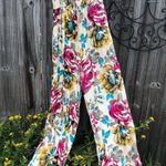 Band of Gypsies Roses Wide Leg Off Shoulder Jumpsuit M Photo 2